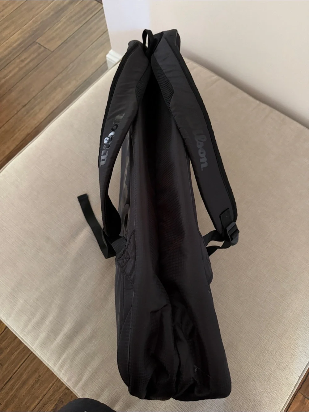 Wilson Black Tennis Racket Bag with Red Trim